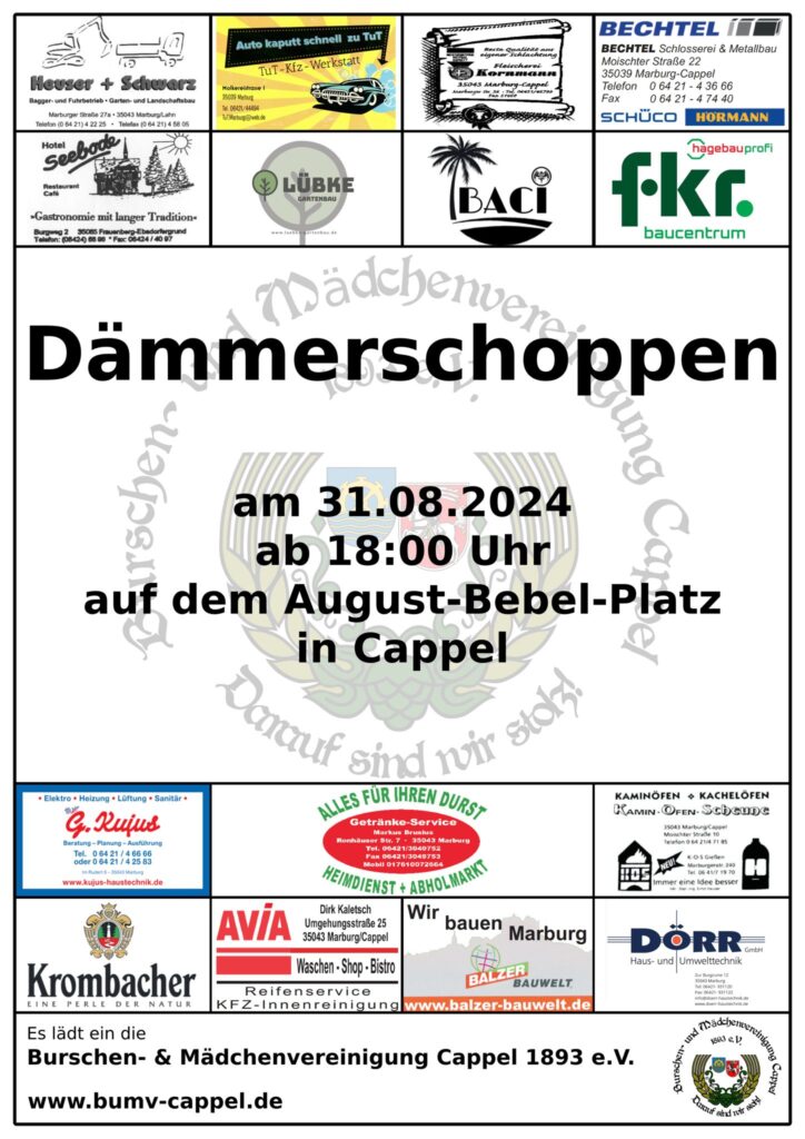 Plakat Dämmerschoppen